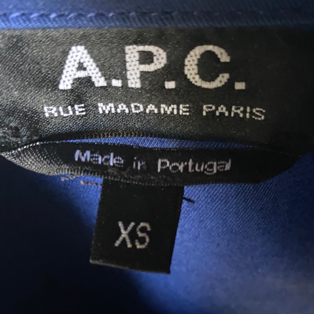 A.P.C. Men’s c small Cobalt Blue jacket - Picture 13 of 13